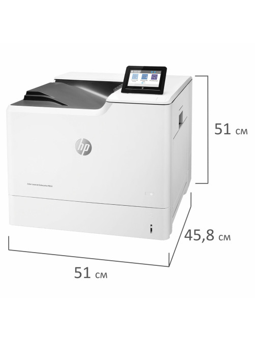 Принтер лазерный ЦВЕТНОЙ HP Color LJ Enterprise M653dn А4, 56 стр./мин., 120 000 стр./мес., ДУПЛЕКС, сетевая карта, J8A04A