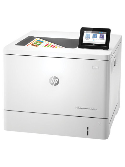 Принтер лазерный ЦВЕТНОЙ HP Color LJ Enterprise M555dn, А4, 38 стр./мин., 80000 стр./мес., ДУПЛЕКС, сетевая карта, 7ZU78A