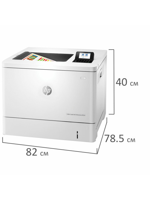 Принтер лазерный ЦВЕТНОЙ HP Color LJ Enterprise M554dn, А4, 33 стр./мин., 80000 стр./мес., ДУПЛЕКС, сетевая карта, 7ZU81A
