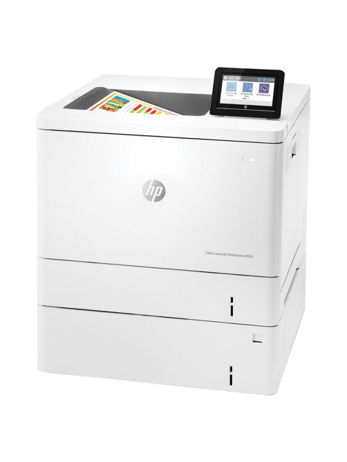 Принтер лазерный ЦВЕТНОЙ HP Color LaserJet M555x, А4, 38 стр./мин., 80000 стр./мес., ДУПЛЕКС, Wi-Fi, сетевая карта, 7ZU79A