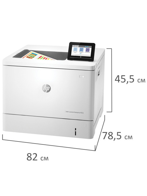 Принтер лазерный ЦВЕТНОЙ HP Color LJ Enterprise M555dn, А4, 38 стр./мин., 80000 стр./мес., ДУПЛЕКС, сетевая карта, 7ZU78A