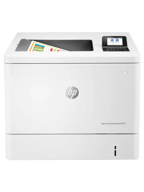 Принтер лазерный ЦВЕТНОЙ HP Color LJ Enterprise M554dn, А4, 33 стр./мин., 80000 стр./мес., ДУПЛЕКС, сетевая карта, 7ZU81A
