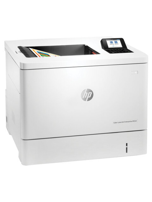 Принтер лазерный ЦВЕТНОЙ HP Color LJ Enterprise M554dn, А4, 33 стр./мин., 80000 стр./мес., ДУПЛЕКС, сетевая карта, 7ZU81A