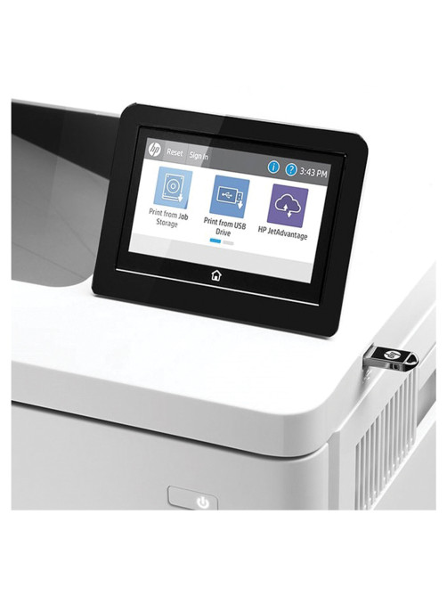 Принтер лазерный ЦВЕТНОЙ HP Color LaserJet M555x, А4, 38 стр./мин., 80000 стр./мес., ДУПЛЕКС, Wi-Fi, сетевая карта, 7ZU79A