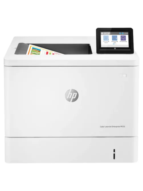Принтер лазерный ЦВЕТНОЙ HP Color LJ Enterprise M555dn, А4, 38 стр./мин., 80000 стр./мес., ДУПЛЕКС, сетевая карта, 7ZU78A