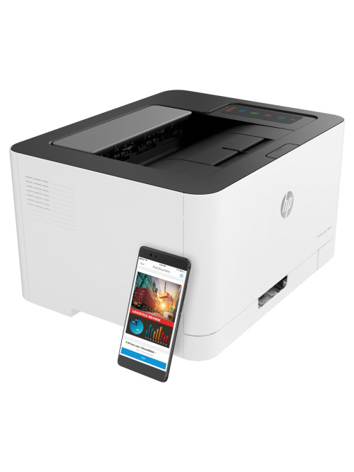 Принтер лазерный ЦВЕТНОЙ HP Color Laser 150nw А4, 18 стр./мин., 20000 стр./мес., Wi-Fi, сетевая карта, 4ZB95A