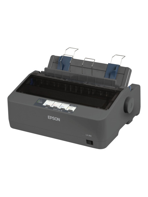 Принтер матричный EPSON LX-350 (9 игольный), А4, 347 знаков/сек, 4 млн/символов, USB, LPT, COM, C11CC24031