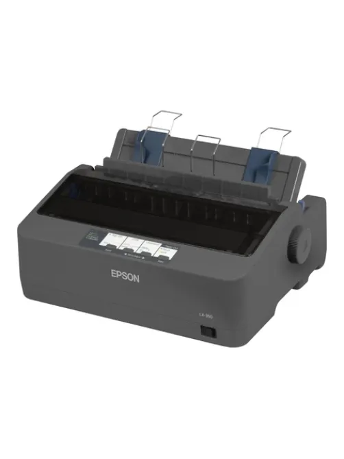 Принтер матричный EPSON LX-350 (9 игольный), А4, 347 знаков/сек, 4 млн/символов, USB, LPT, COM, C11CC24031