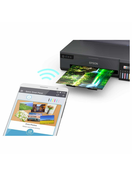 Принтер струйный EPSON L18050 А3+, 22 стр./мин, 5760x1440, печать на CD/DVD, Wi-Fi, СНПЧ, C11CK38403