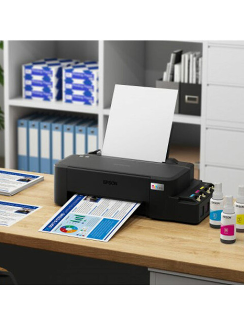 Принтер струйный EPSON L121, А4, 9 стр./мин (ч/б), 4,8 стр./мин (цв.), 720x720, СНПЧ, C11CD76414