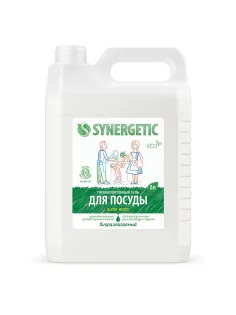 Гель для мытья посуды антибактериальный 5 л, SYNERGETIC 
