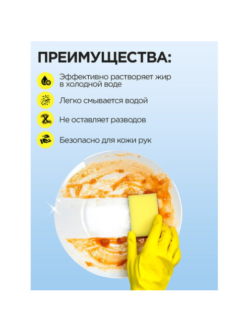 Средство для мытья посуды 500 мл, ЗОЛУШКА 