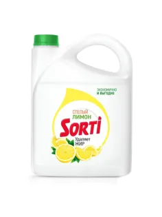 Средство для мытья посуды 4,8 кг, SORTI 