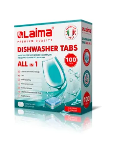 Таблетки для посудомоечных машин 100 шт. LAIMA PREMIUM QUALITY 