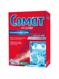 Соль от накипи в посудомоечных машинах 1,5 кг СОМАТ 