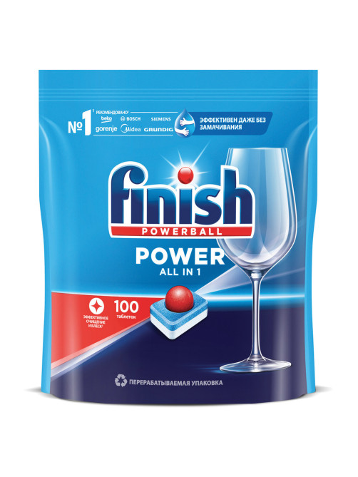 Таблетки для посудомоечных машин 100 шт., FINISH 