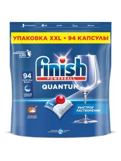 Капсулы для посудомоечных машин 94 шт., FINISH Quantum 