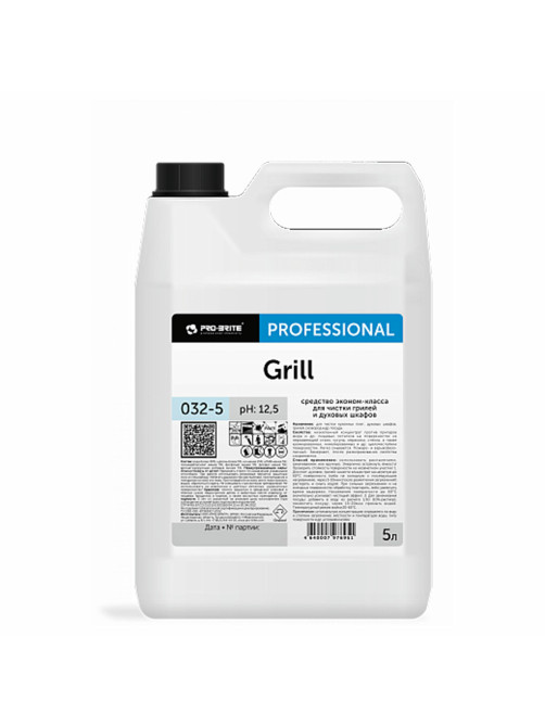 Средство для чистки плит, духовок, грилей от жира и нагара, 5 л, PRO-BRITE GRILL, концентрат, 032-5