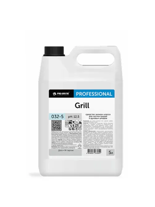 Средство для чистки плит, духовок, грилей от жира и нагара, 5 л, PRO-BRITE GRILL, концентрат, 032-5