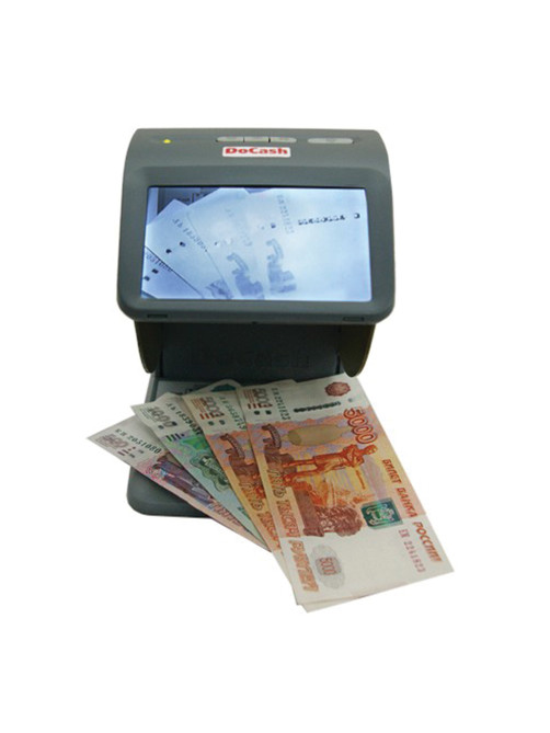 Детектор банкнот DOCASH mini IR/UV/AS, просмотровый, ИК, УФ, АНТИСТОКС, 10658