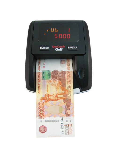 Детектор банкнот DOCASH GOLF, автоматический, ИК, МАГНИТНАЯ, АНТИСТОКС детекция, АКБ, 12399