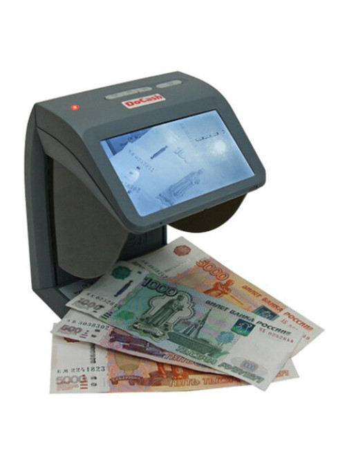 Детектор банкнот DOCASH mini IR/UV/AS, просмотровый, ИК, УФ, АНТИСТОКС, 10658