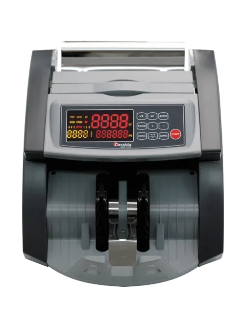 Счетчик банкнот CASSIDA 5550 UV/MG, 1300 банкнот/мин, УФ-, магнитная детекция, фасовка
