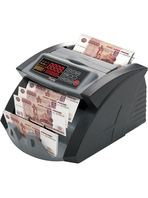 Счетчик банкнот CASSIDA 5550 UV/MG, 1300 банкнот/мин, УФ-, магнитная детекция, фасовка