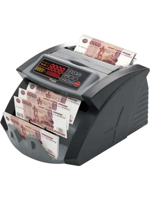 Счетчик банкнот CASSIDA 5550 UV/MG, 1300 банкнот/мин, УФ-, магнитная детекция, фасовка