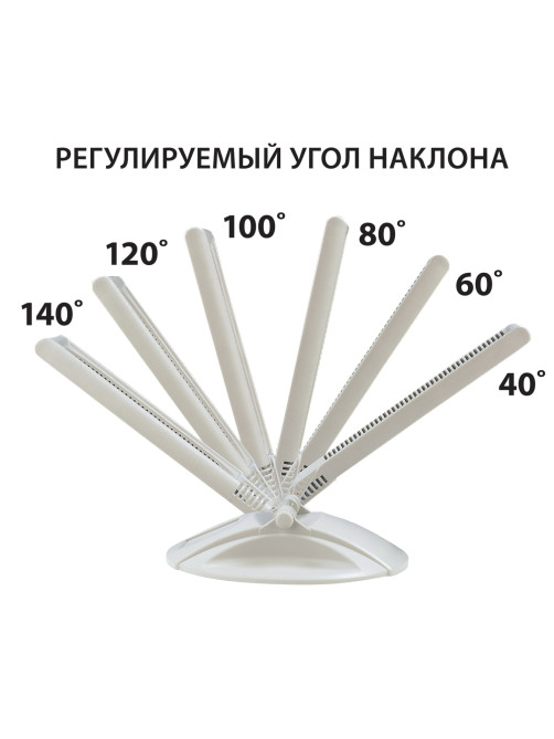 Демосистема настольная на 10 панелей, с 10 цветными панелями А4, серая, BRAUBERG 