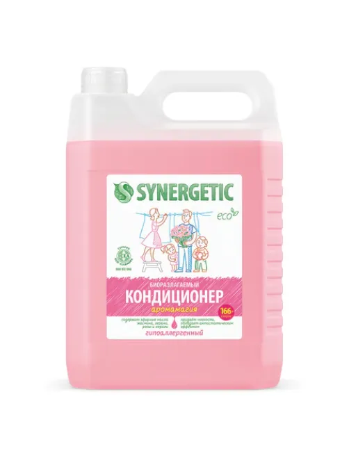 Кондиционер-ополаскиватель для белья 5 л SYNERGETIC 