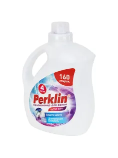 Кондиционер для белья, 160 стирок, 4 л, PERKLIN (ПЕРКЛИН) SUPER SOFT, 609781