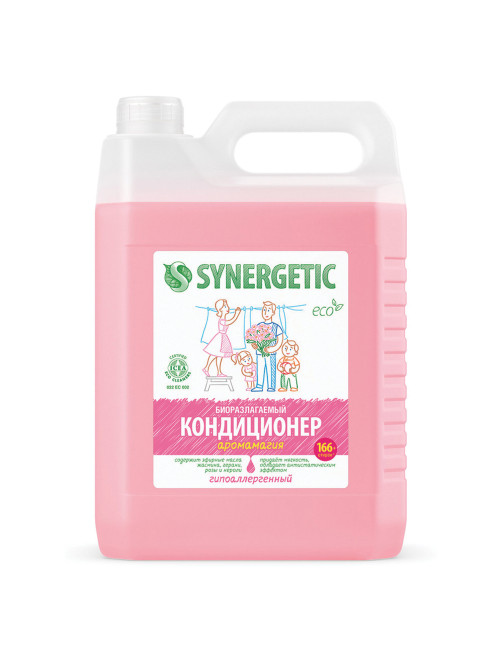 Кондиционер-ополаскиватель для белья 5 л SYNERGETIC 