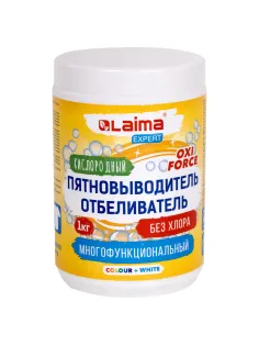 Пятновыводитель-отбеливатель кислородный многофункциональный 1 кг, LAIMA EXPERT, 608256