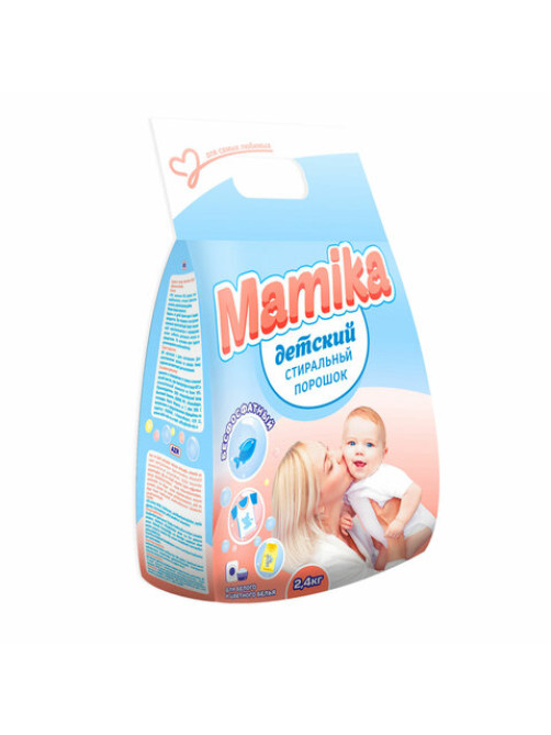 Стиральный порошок гипоаллергенный для всех типов стирки 2,4 кг MAMIKA 