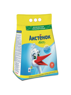 Стиральный порошок для всех типов стирки, 4 кг, АИСТЁНОК 