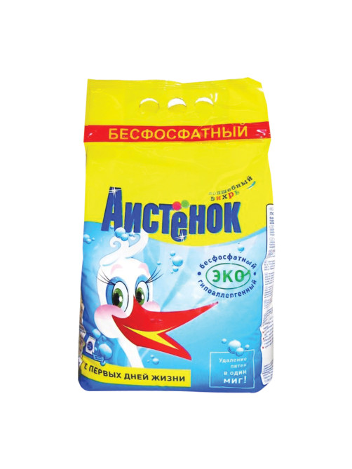 Стиральный порошок для всех типов стирки, 4 кг, АИСТЁНОК 