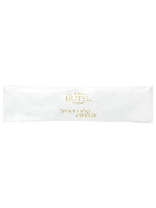 Зубной набор КОМПЛЕКТ 300 шт., HOTEL, (зубная щётка + зубная паста 4 г) саше, флоупак, 24865