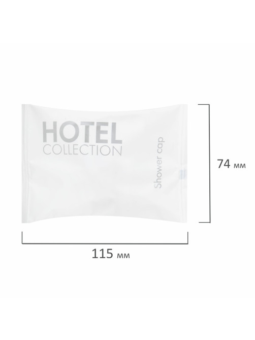 Шапочка для душа КОМПЛЕКТ 500 шт., HOTEL COLLECTION, саше, флоупак, 2000316/1