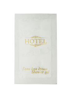 Гель для душа одноразовый 10 мл, КОМПЛЕКТ 500 шт., HOTEL, саше, флоупак, 2000113