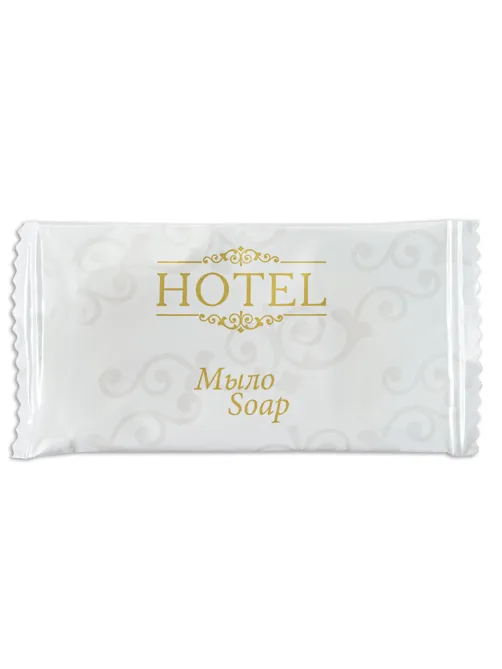 Мыло одноразовое 13 г, КОМПЛЕКТ 500 шт., HOTEL, саше, флоупак, 2000115