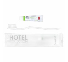 Зубной набор КОМПЛЕКТ 300 шт., HOTEL COLLECTION (зубная щётка + зубная паста 5 г), саше, флоупак, 81646, 00-00027999