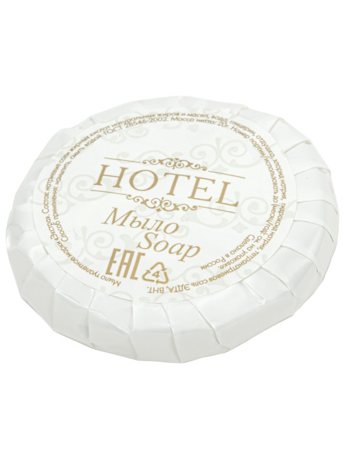 Мыло одноразовое 20 г, КОМПЛЕКТ 300 шт., HOTEL, саше, гофра, 2000117