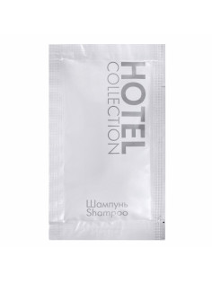 Шампунь одноразовый 10 мл, КОМПЛЕКТ 500 шт., HOTEL COLLECTION, саше, флоупак, 2000313