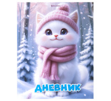 Дневник 1-4 класс 48 л., твердый, BRAUBERG, глянцевая ламинация, с подсказом, 