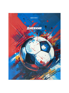 Дневник 1-4 класс 48 л., твердый, BRAUBERG, глянцевая ламинация, с подсказом, 
