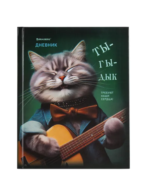 Дневник 5-11 класс 48 л., твердый, BRAUBERG, глянцевая ламинация, с подсказом, 