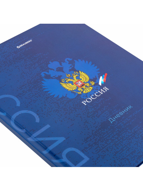 Дневник 5-11 класс 48 л., твердый, BRAUBERG, глянцевая ламинация, с подсказом, 