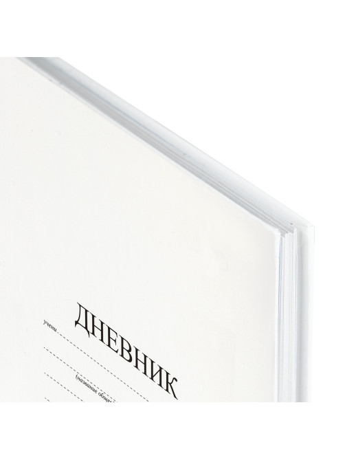 Дневник 1-11 класс 40 л., твердый, BRAUBERG, матовая ламинация, БЕЛЫЙ, 105540