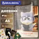 Дневник читательский А5, 58 листов, гребень, пластиковая обложка, картон, BRAUBERG, 